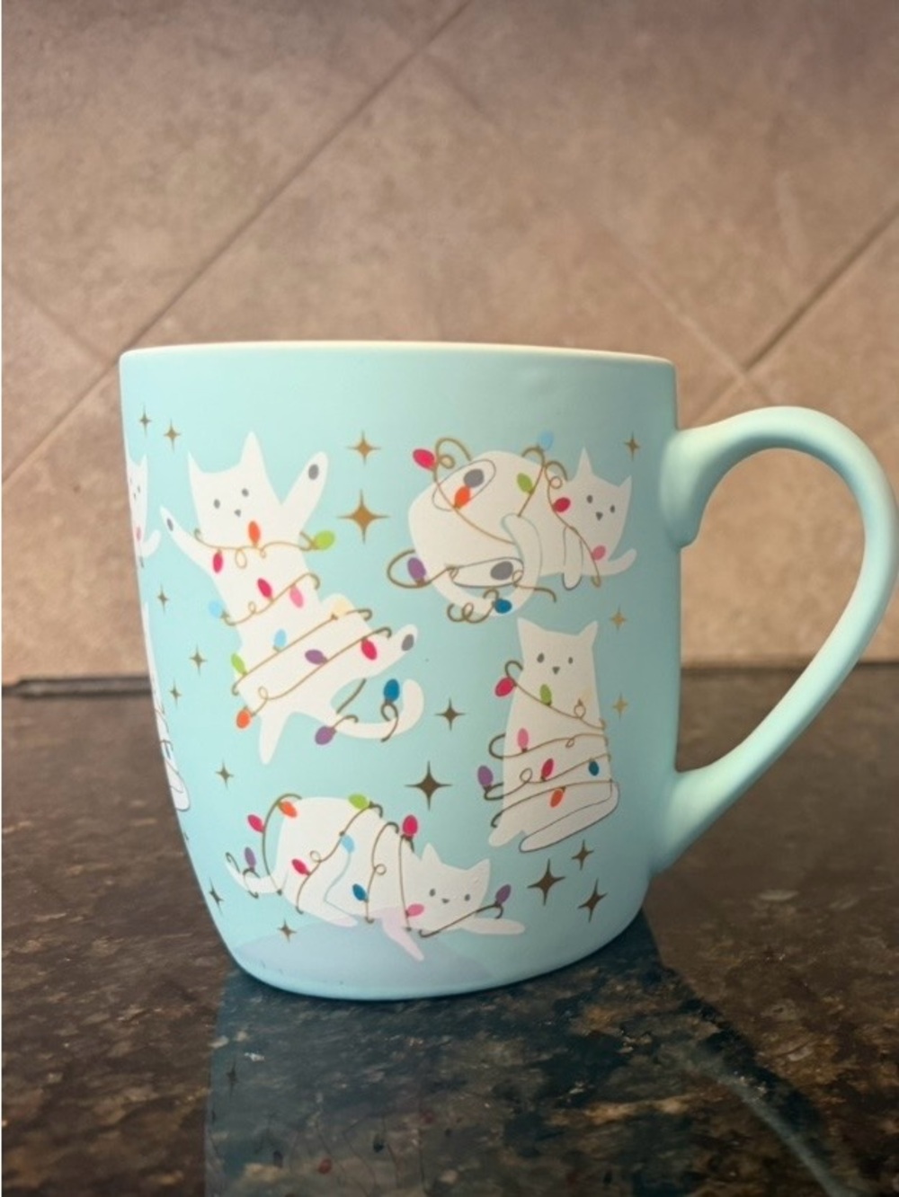 Peppermint Pine Festive Cat Christmas Mug!